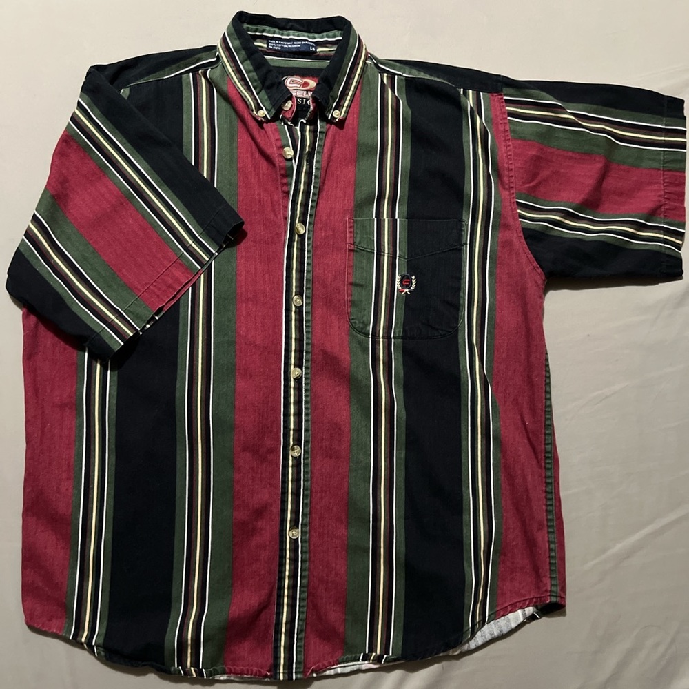 men’s short sleeve button up